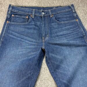 Levis Western Fit Straight Leg Jeans Mens 34x32 Medium Wash Blue